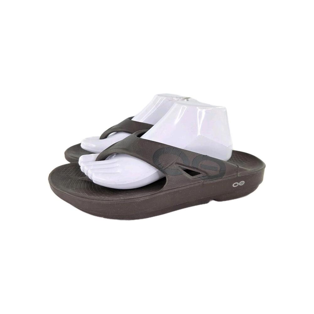 OOFOS Ooriginal Sport Sandal US 10 Men's Brown Recovery Flip-Flops Shoes